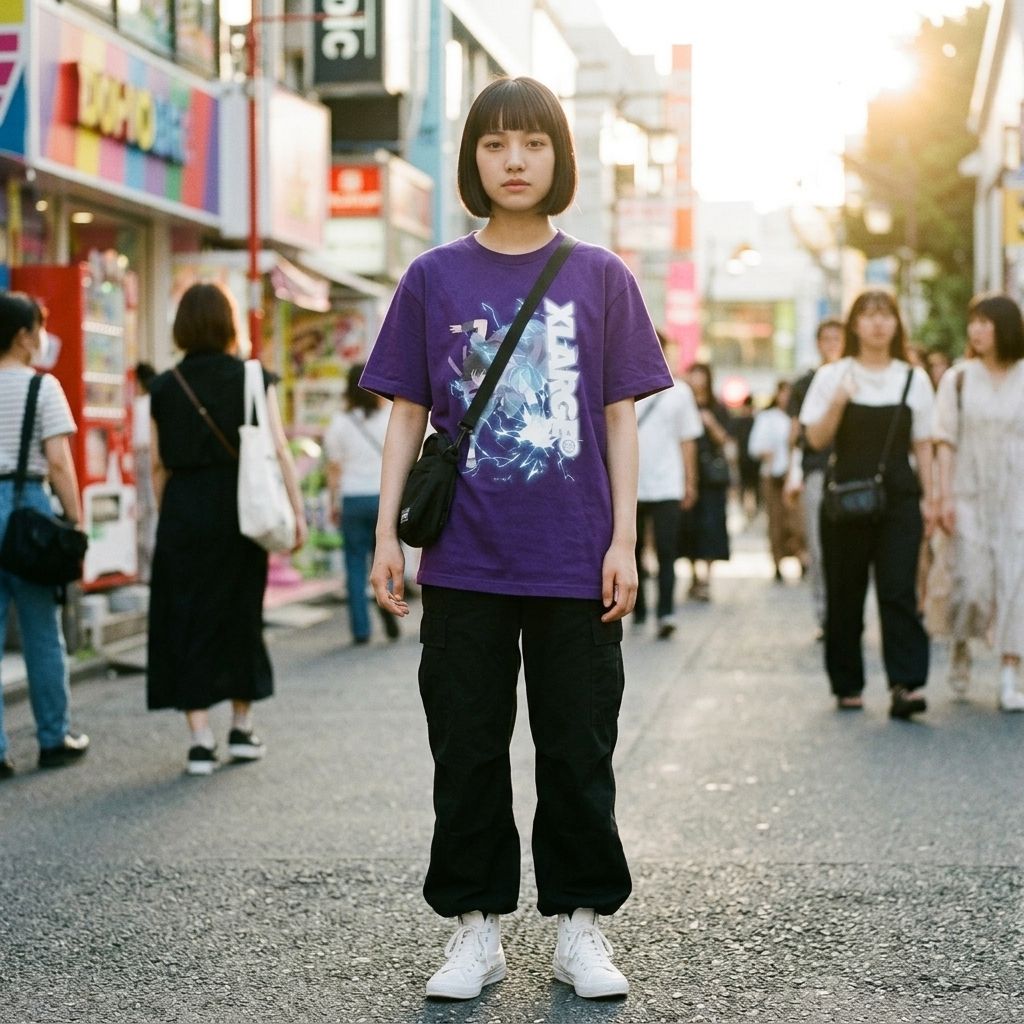 激レアXLARGEナルトサスケTシャツL紫