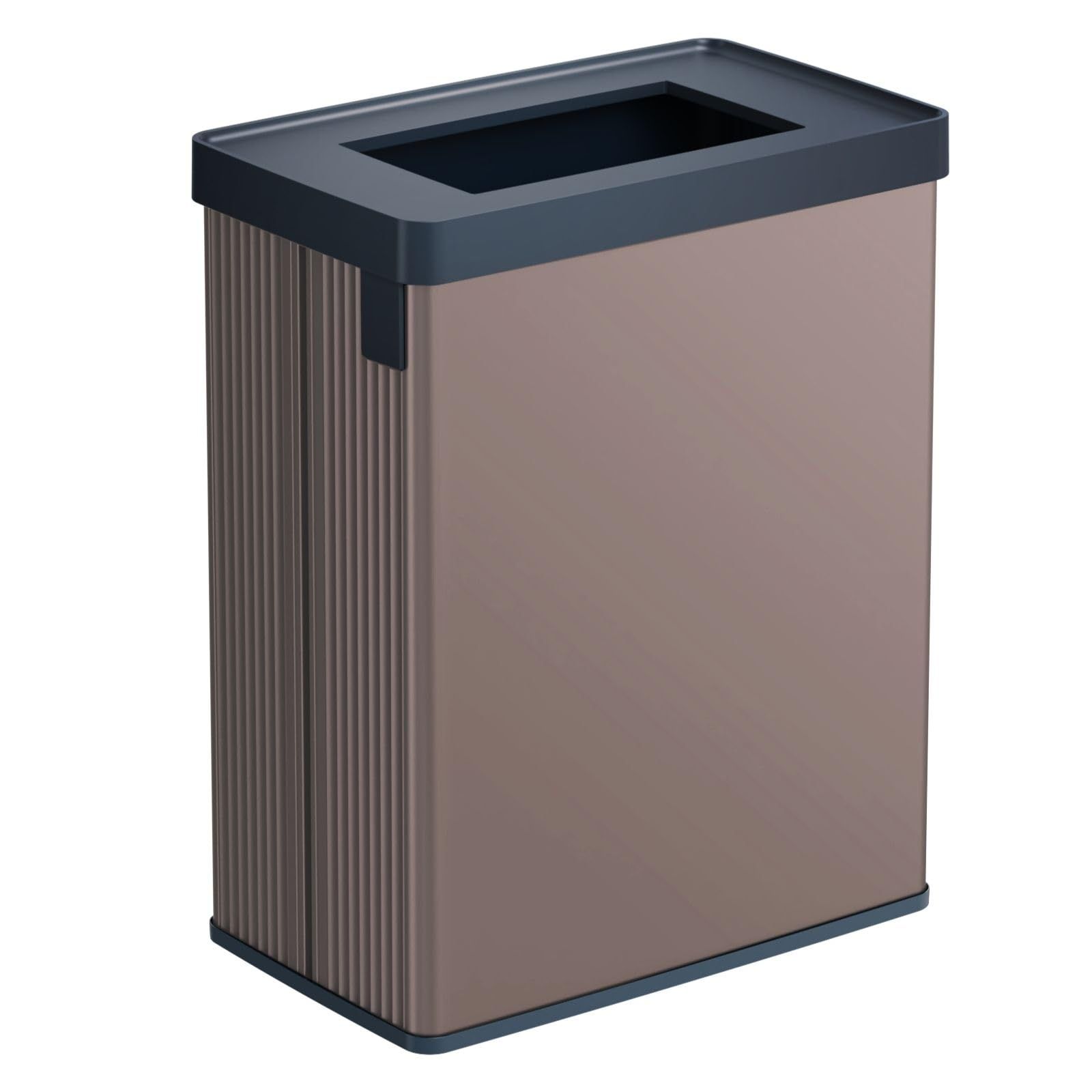 CURVER(カーバー) Verto ダストボックス 54L パールローズ | ゴミ箱 分別 タグ付き オープンタイプ 大容量 リサイクルプラスチック製 軽量 組立式 CV-140