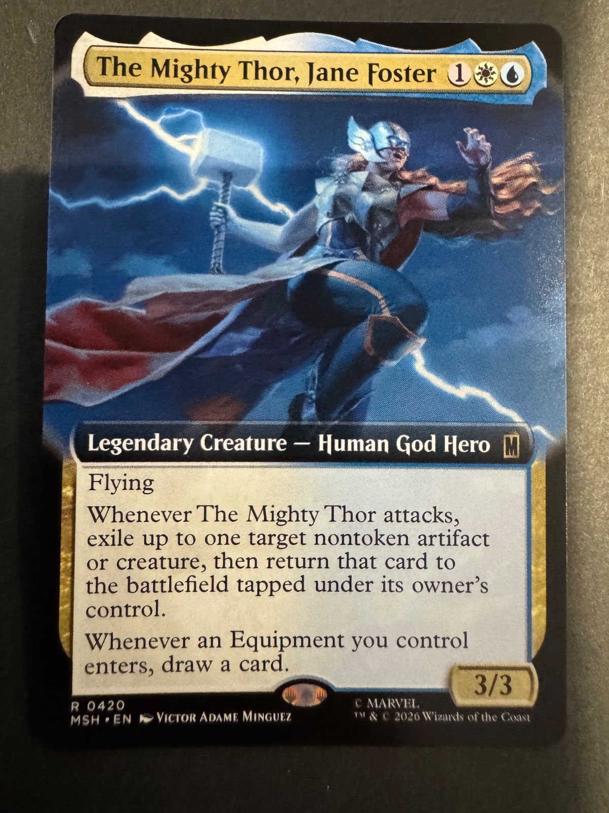 MTG マイティ・ソー、ジェーン・フォスター 英語 ボーダーレス MSH