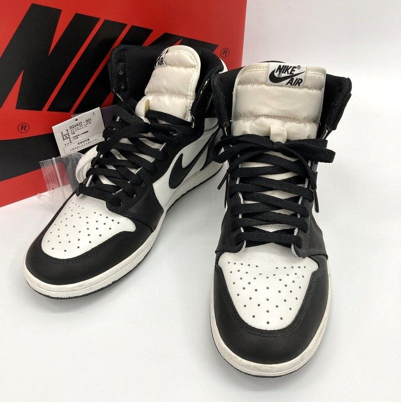NIKE ナイキ AIR JORDAN 1 BQ4422-001 スニーカー 27cm ハイカット シューズ ストリート メンズ ブラック ホワイト 靴 ★SS699