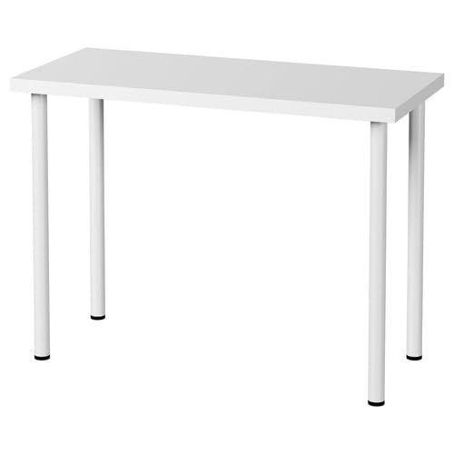 IKEA イケア テーブル ホワイト 100×45cm m29590154 LINNMON リンモン