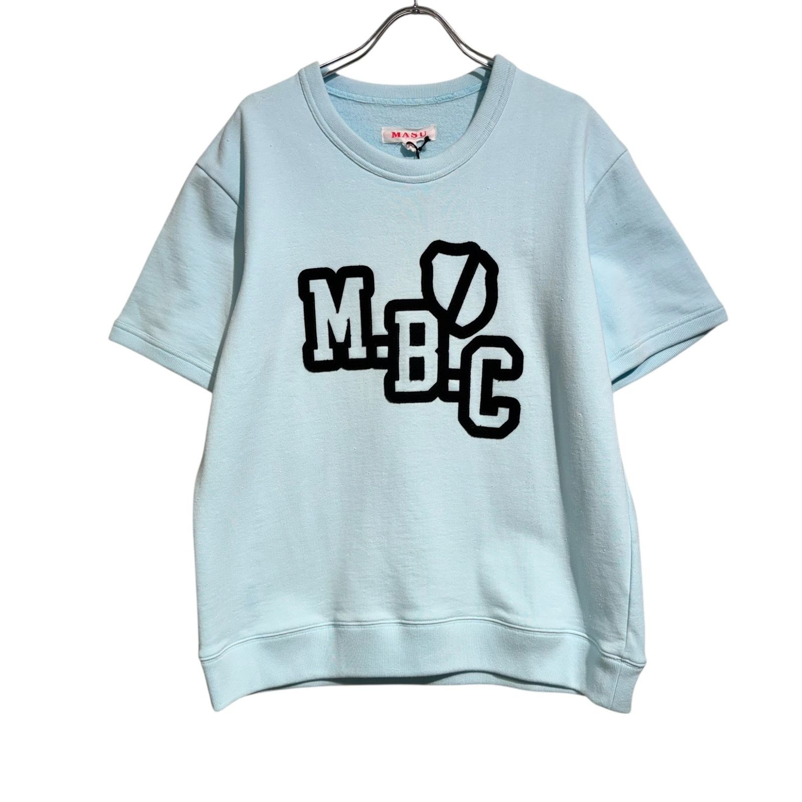 MASU #M.B.C. HALF SLEEVE SWEAT SHIRT 25071685000010 046 044 水色