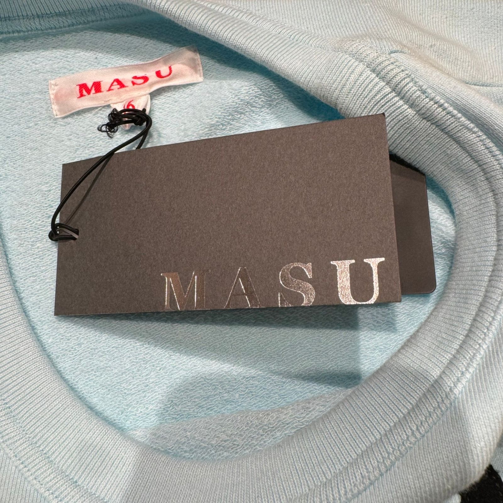 MASU #M.B.C. HALF SLEEVE SWEAT SHIRT 25071685000010 046 044 水色