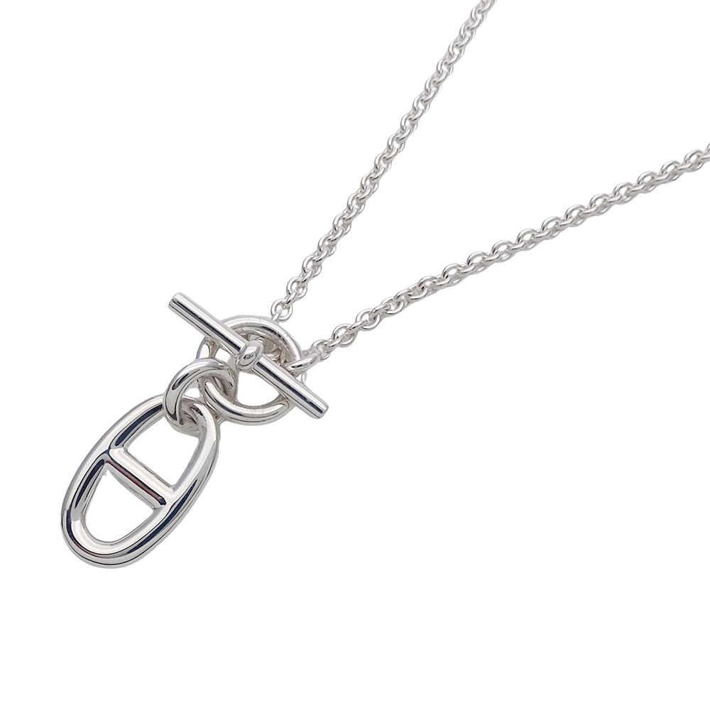 エルメス HERMES ネックレス シェーヌダンクル アミュレット レディース ブランド SV925 シルバー ジュエリー 磨き済み 【中古】
