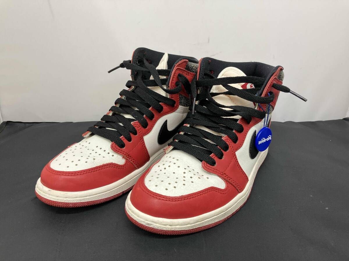 NIKE ナイキ DZ5485-612 エアジョーダン 1 レトロ ハイ オリジナル 'シカゴ' ロスト&ファウンド スニーカー 24cm レディース レッド系
