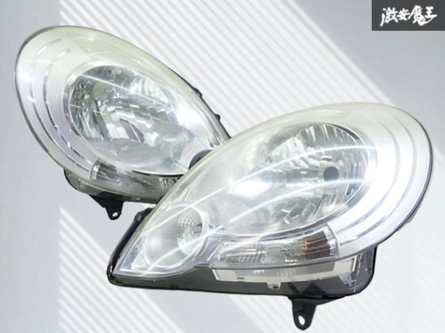 ルノー RENAULT 純正 KWK4M カングー ハロゲン ヘッドライト ヘッドランプ レンズ 左右 セット 260103316 260605792 即納 割れなし 棚