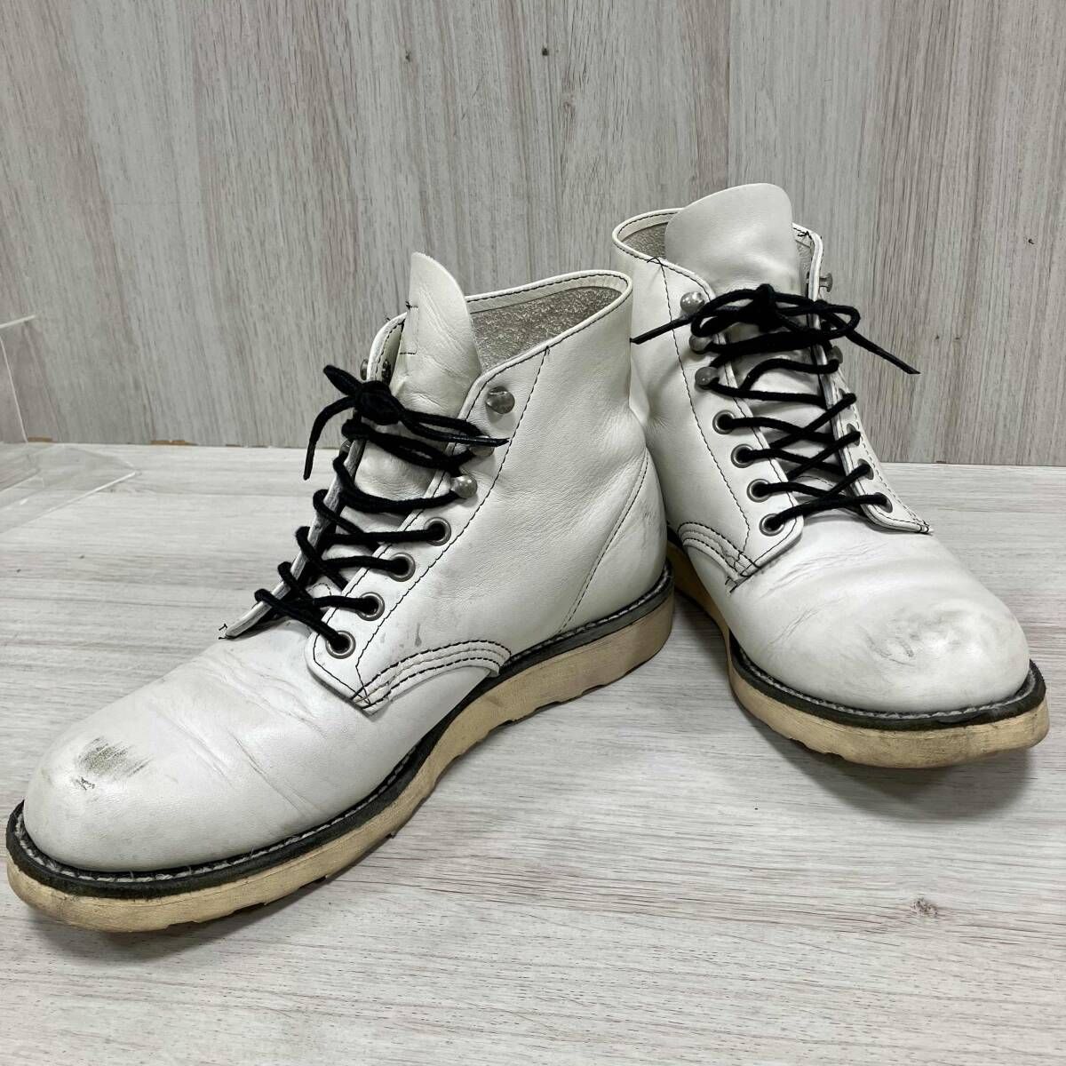 RED WING/その他ブーツ/ホワイト 9D 27㎝ 希少限定 レッドウィング 8873 オールホワイト ビームス ワークブーツ