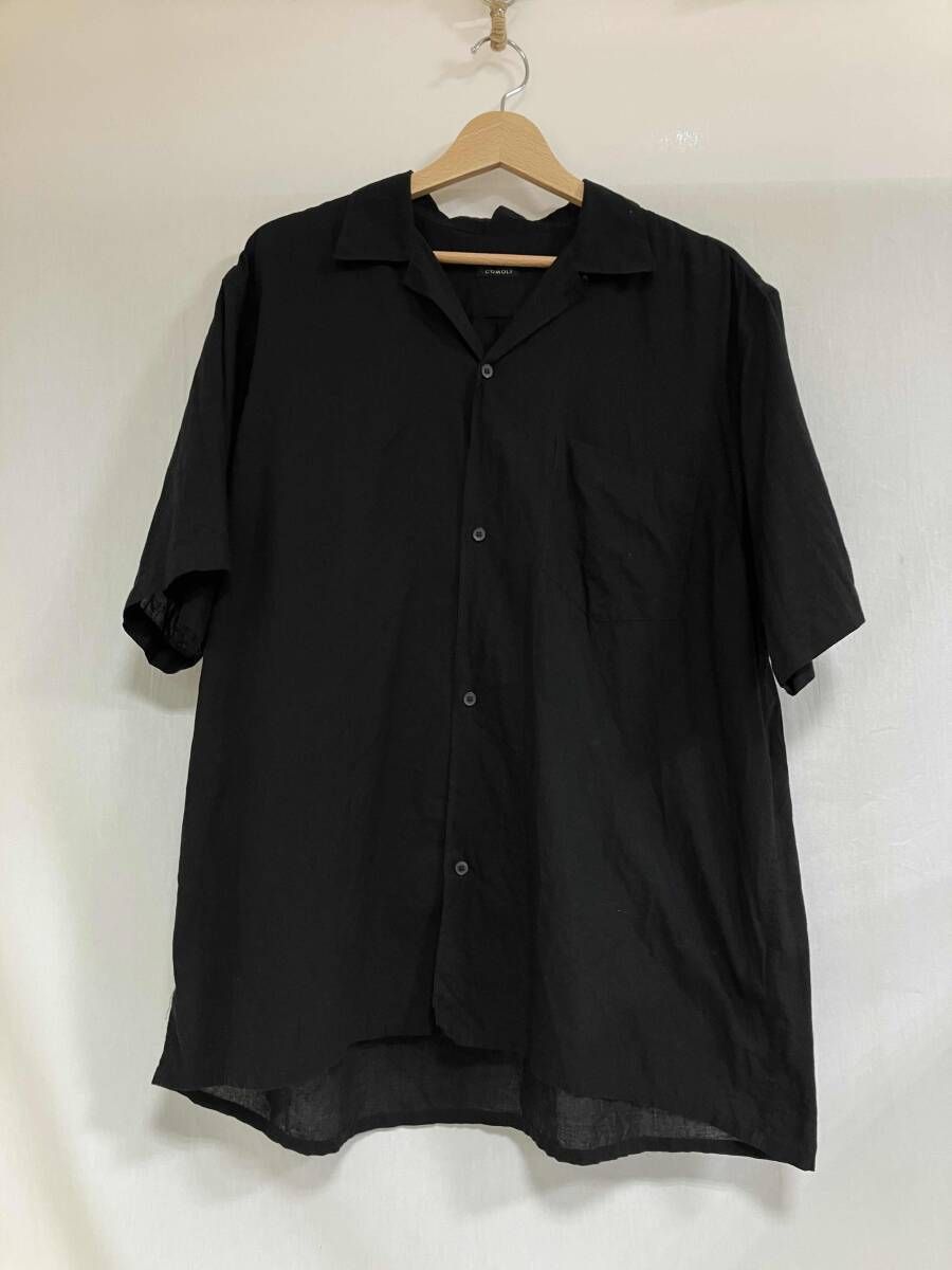COMOLI 半袖シャツ B01-02012 日本製 サイズ2 BLKコモリ
