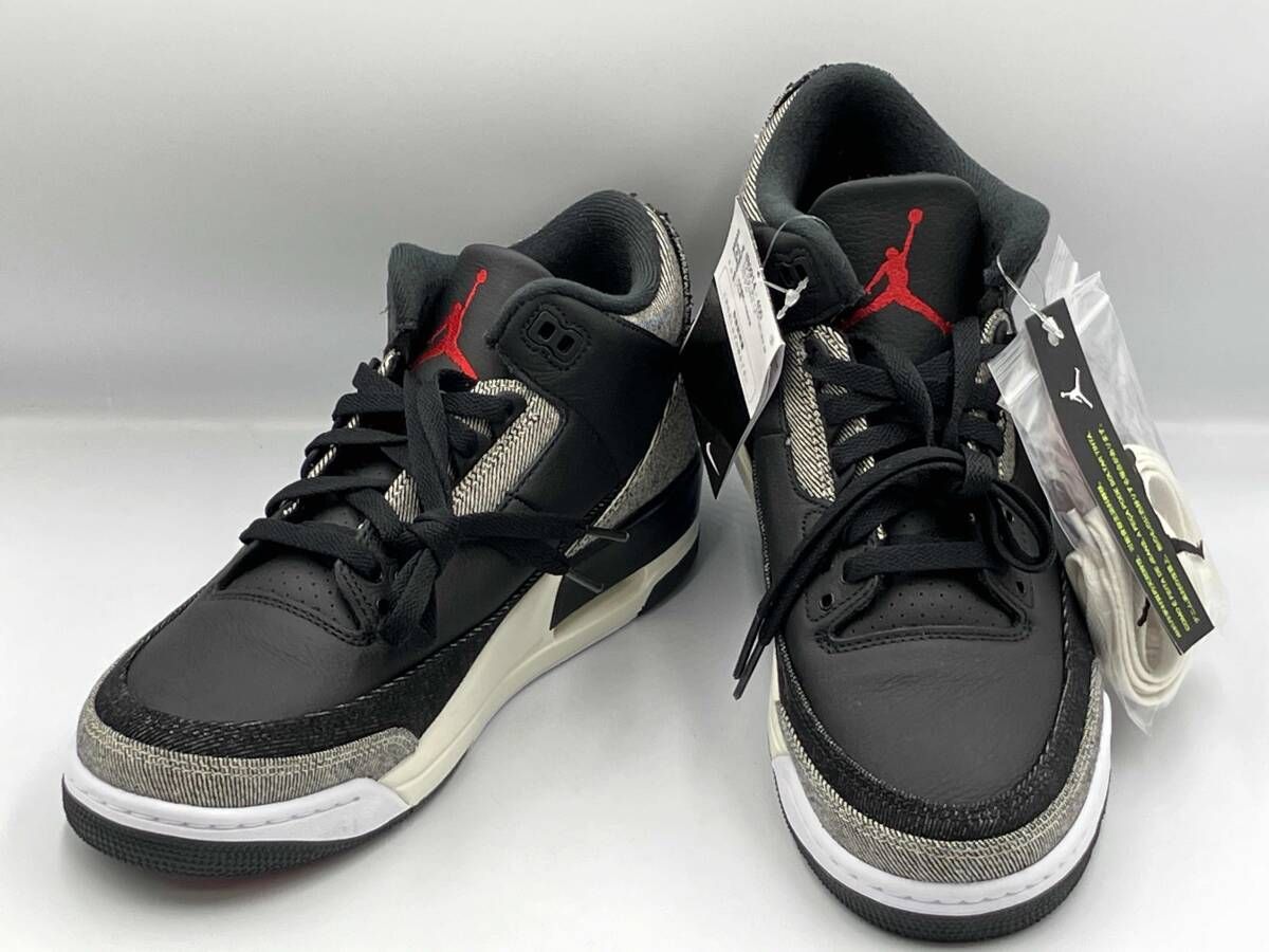 NIKE ナイキ エアジョーダン 3 RTR LSC BLK SP IR0914-400 スニーカー 27cm ブラック デニム地