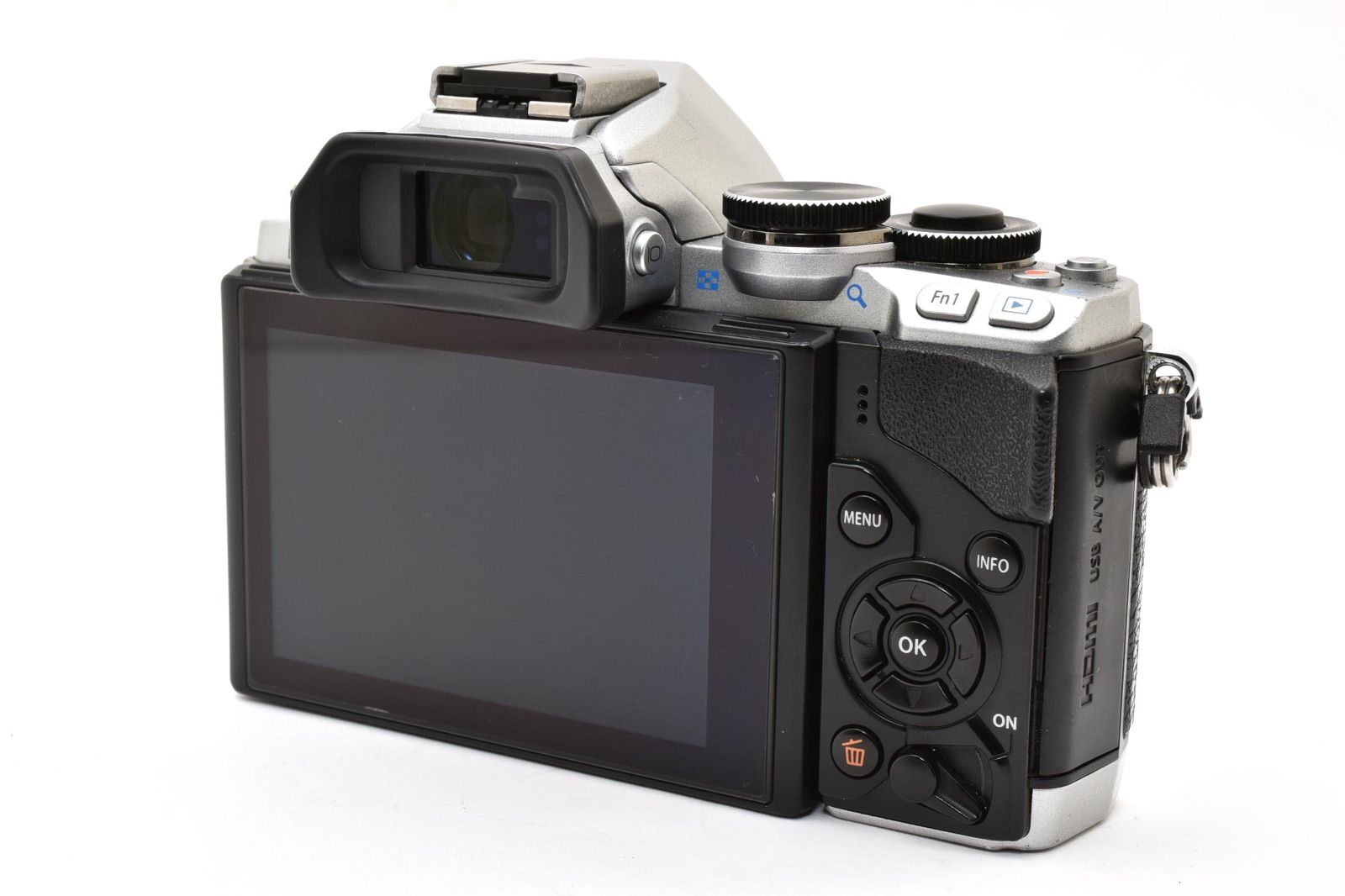 ★ショット数:4,045回!!★ OLYMPUS オリンパス OM-D E-M10 ボディ シルバー ミラーレス一眼カメラ 元箱・付属品多数 ＃4518