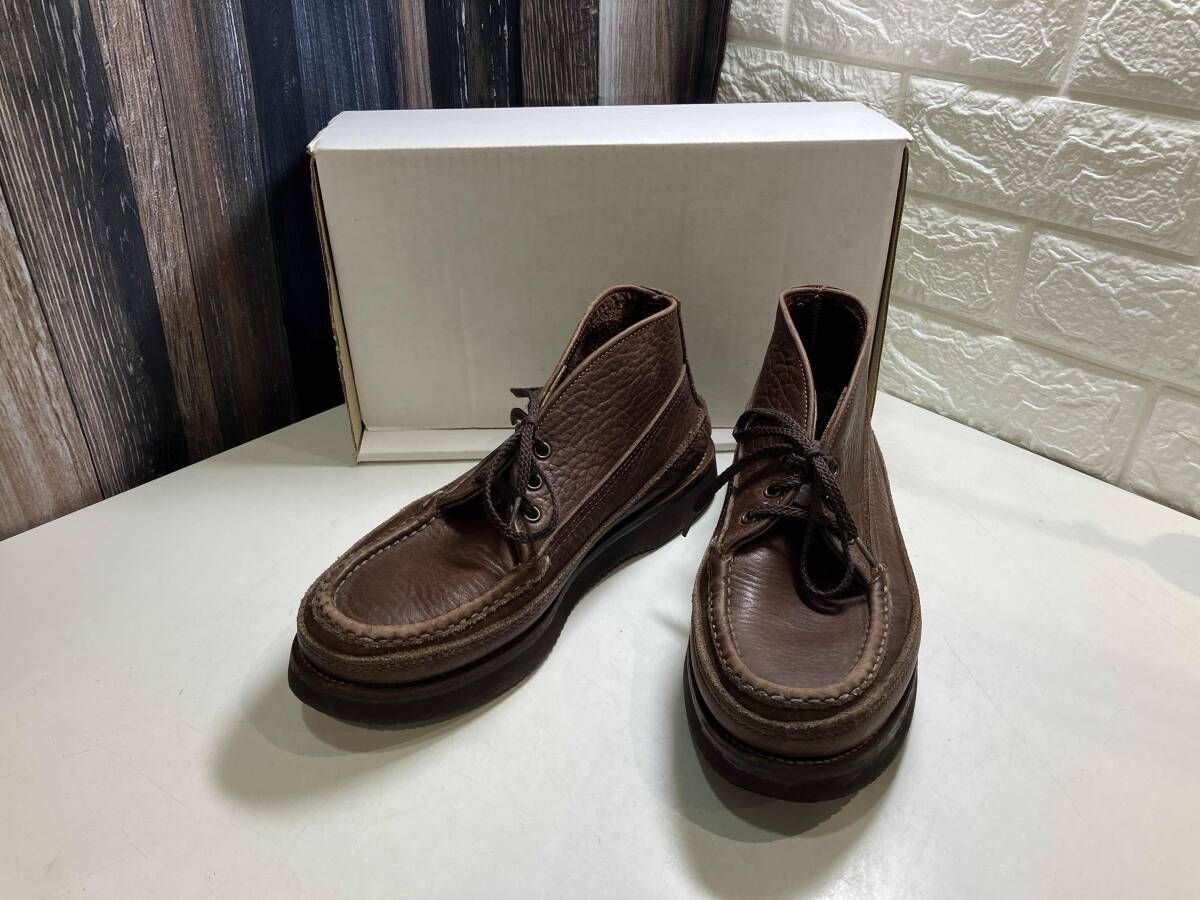 Russel Moccasin ラッセルモカシン SPORTING CLAYS CHUKKA スポーティング クレー チャッカ200-27W Brown ブラウン 26cm