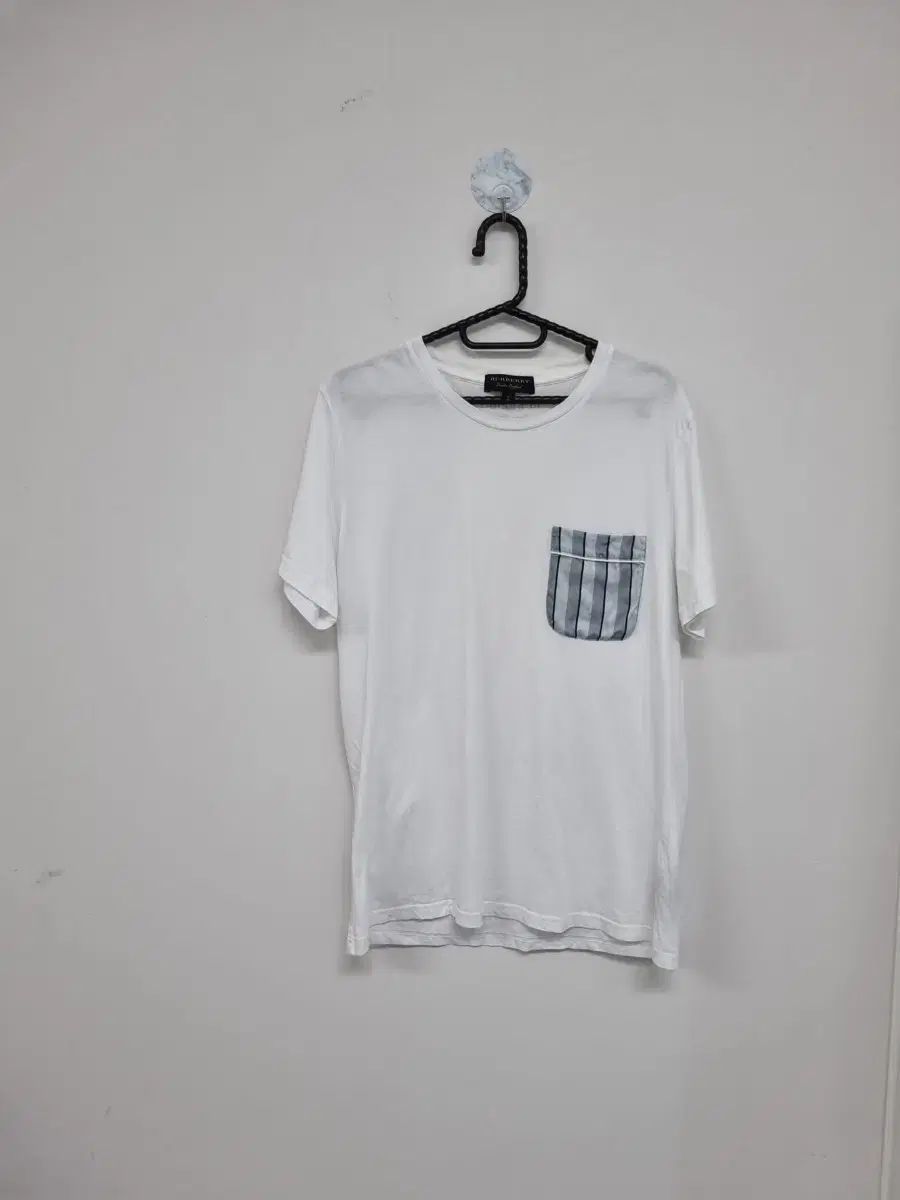 バーバリー 正規品 白 ポケット 半袖Tシャツ L