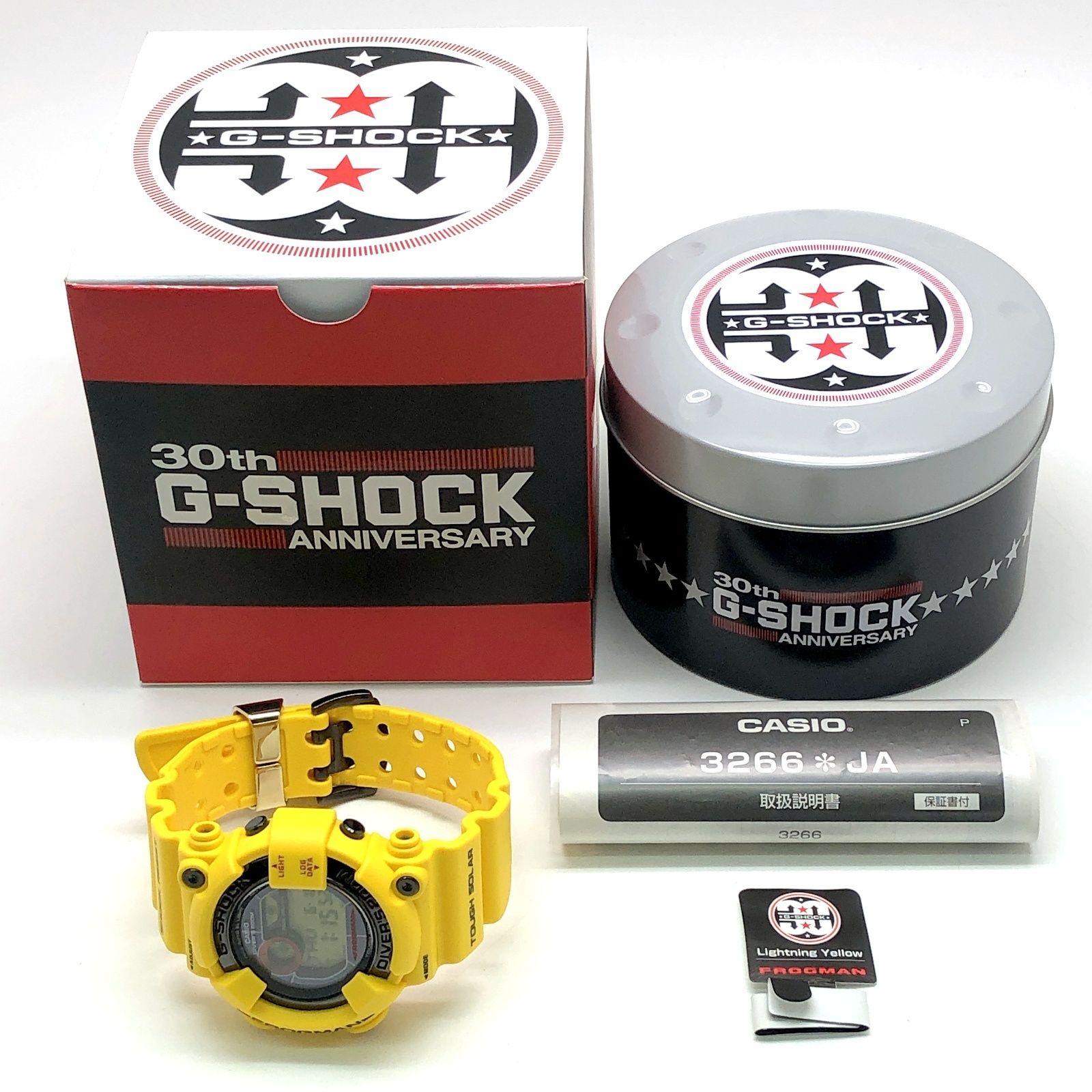 G-SHOCK ジーショック GF-8230E-9 FROGMAN 30周年記念 フロッグマン ライトニングイエロー タフソーラー 2013年11月発売 G-SHOCK ジーショック GF-8230E-9 FROGMAN 30周年記念 フロッグマン