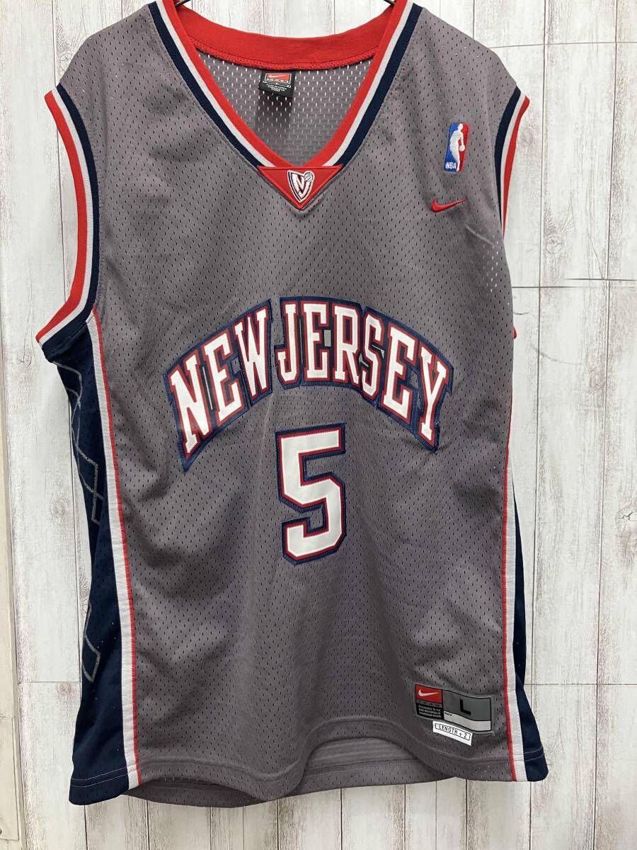 NIKE タンクトップ　ノースリーブ　New Jersey Nets 5 Jason Kidd SP-03-BLM