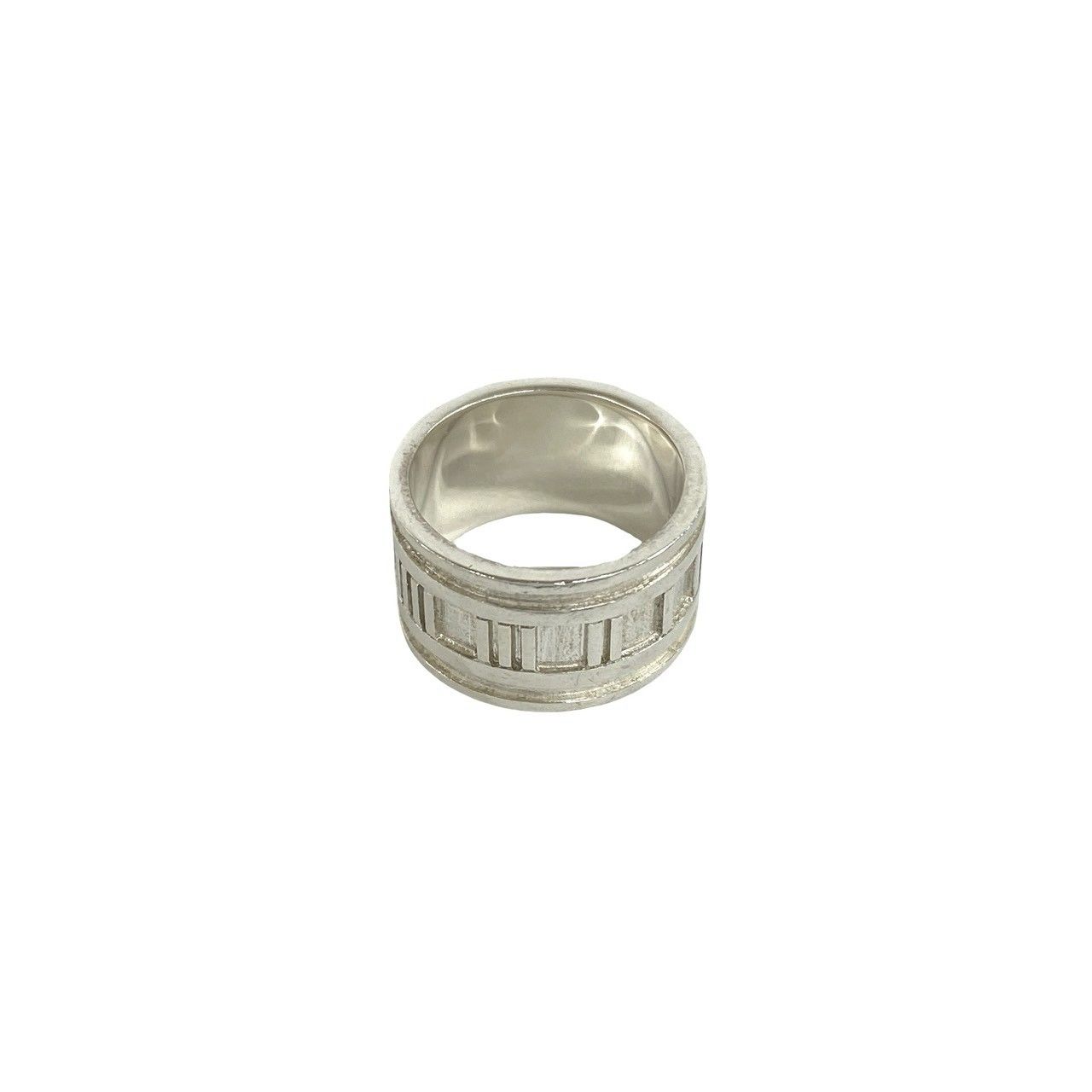 極 美品 TIFFANY&Co. ティファニー アトラス ワイド リング シルバー