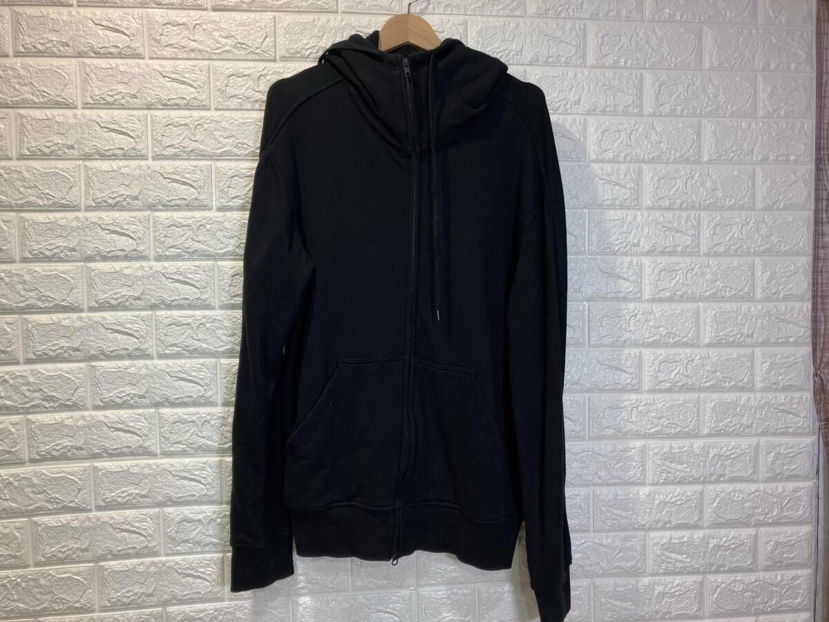 s'yte サイトYohji Yamamotoヨウジヤマモト marquee club マーキークラブ　UB-T43-019 zip hoodie パーカー　ブラックサイズ2