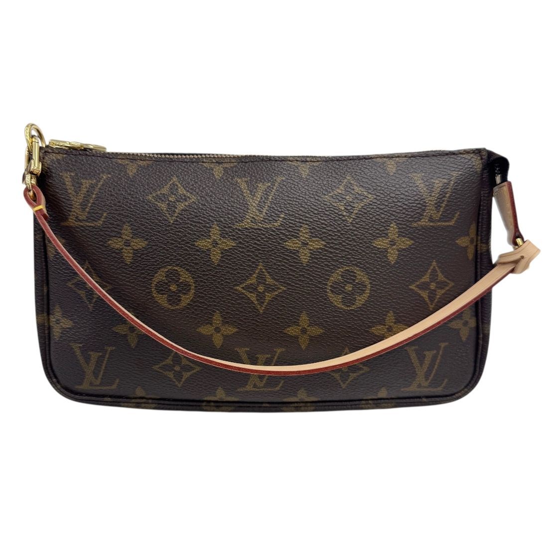 LOUIS VUITTON ルイヴィトン モノグラム ポシェット アクセソワール M51980 VI0012 ポーチ ミニバッグ ハンドバッグ 鞄 肩掛け ブラウン PVC レザー レディース 女性用 メンズ 男性用 人気 【ブランドギャラリー心斎橋店】