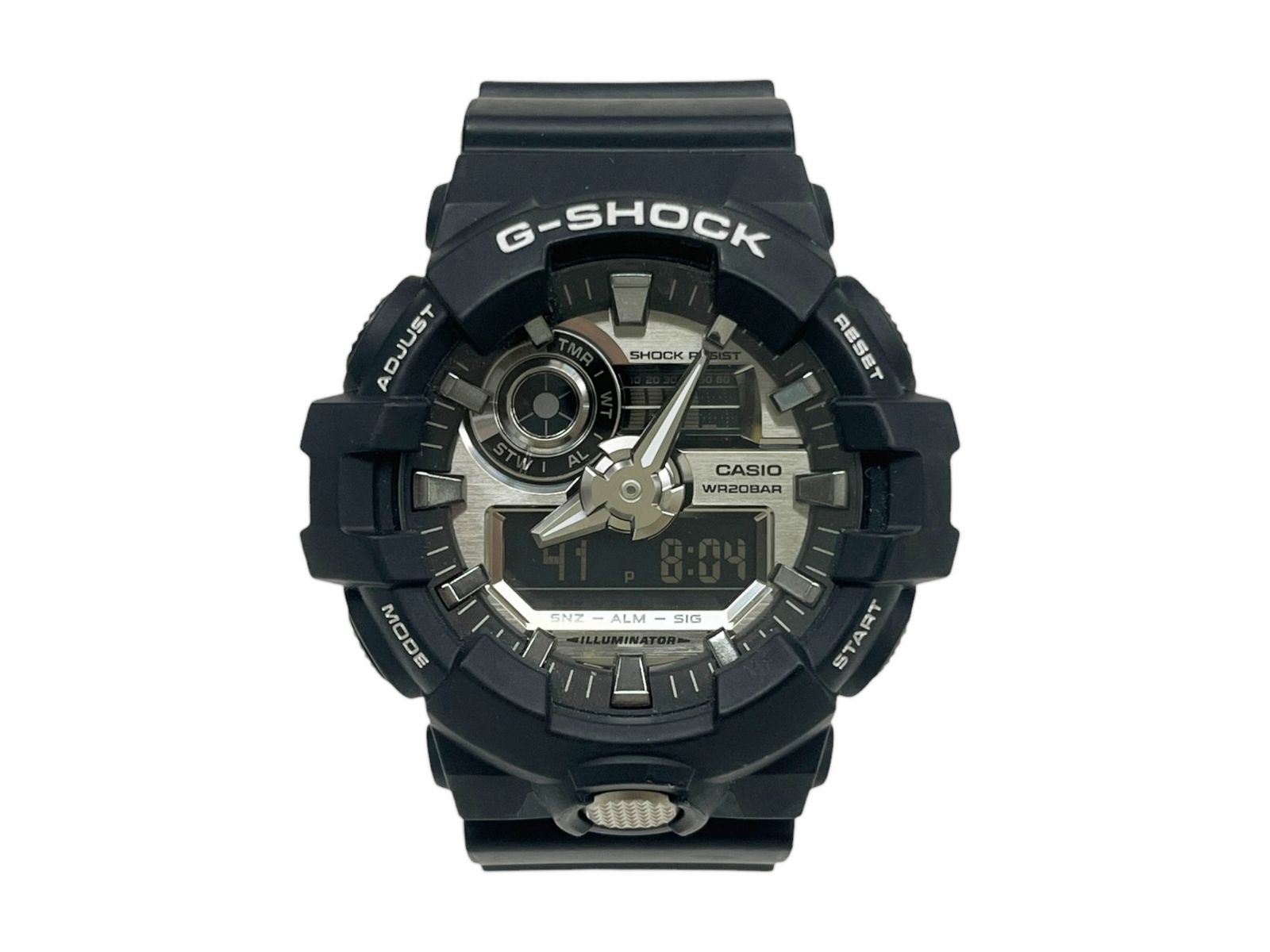 CASIO (カシオ) G-SHOCK Gショック デジアナ腕時計 クオーツ フルオートカレンダー GA-710 ブラック メンズ/028