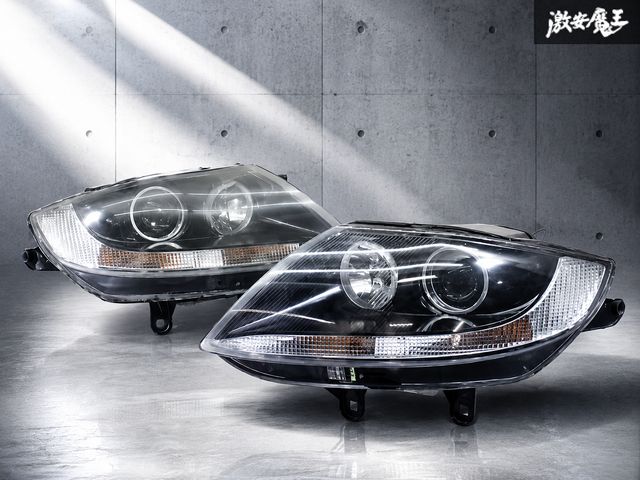 【実働外し！】BMW 純正 E85 Z4 ロードスター HID キセノン ヘッドライト ヘッドランプ レンズ 左右 63127162721 63127162722 即納 棚