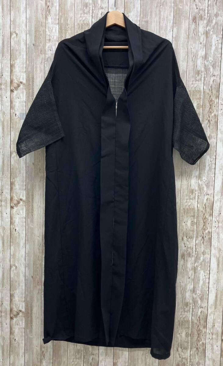 YOHJI YAMAMOTO ヨージヤマモト/ノースリーブワンピ/Sサイズ/ブラック/FE-D66-101
