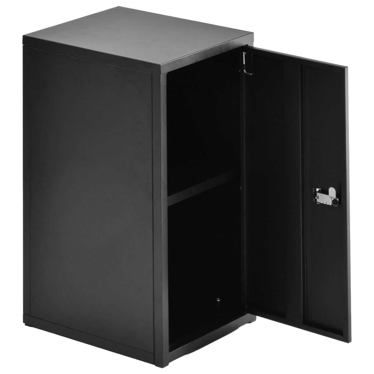 ロック付き収納 レクタンボックスM【ブラック】