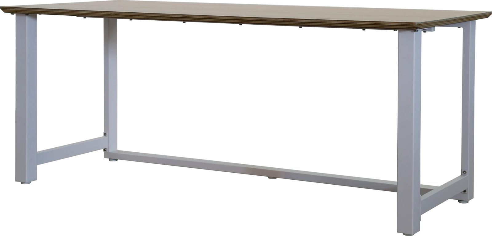 Contieaks(コンティークス) ゲーミングデスク パソコンデスク ワイルズ 幅180×奥行75×高さ72cm 天板ナチュラル/脚ホワイト 483851