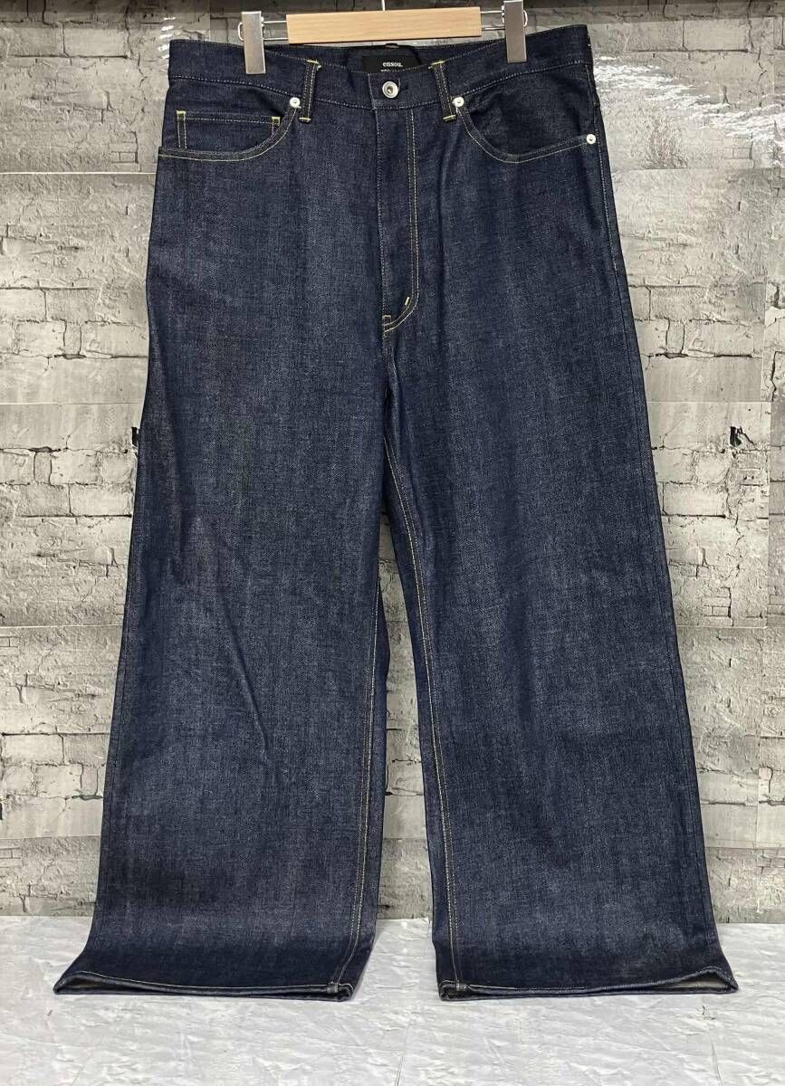 ensou. エンソウ Big-E 4PK Jeans デニムパンツ ジーンズ サイズ32 インディゴブルー