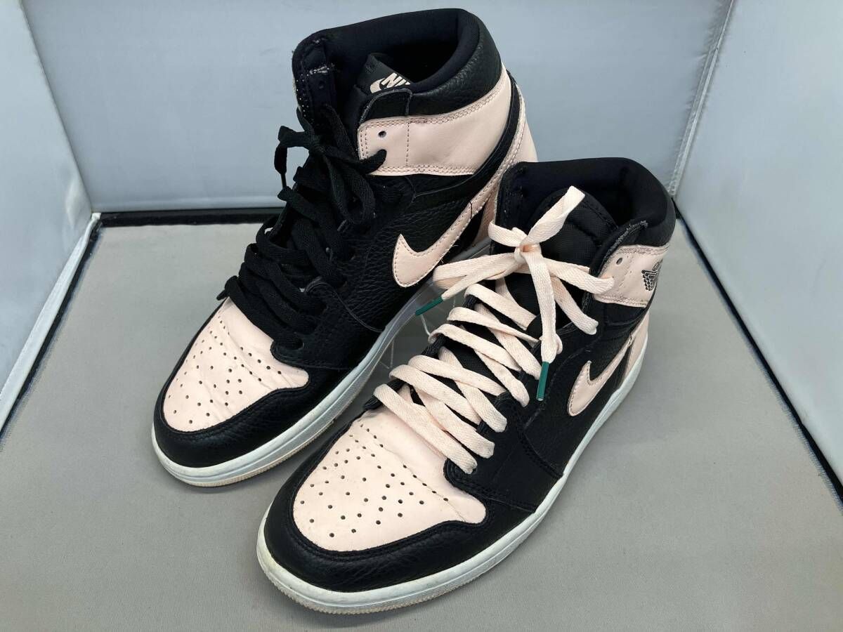 NIKE ナイキ Air Jordan 1 RETRO HIGH OG エア ジョーダン 1 レトロ ハイ OG スニーカー 555088-081 27.5cm ブラック×ピンク