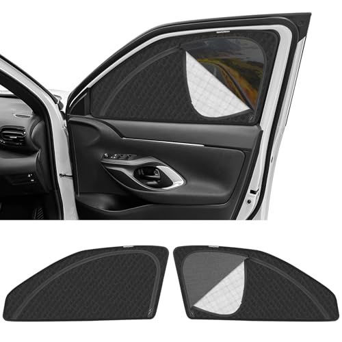 新型 ヤリス クロス 専用 サンシェード マグネット式 サイド用 車種専用 2in1一体式 カーシェード yaris cross メッシュカーテン 換気 断熱 日除け メッシュサンシェード 日焼け防止 UVカット 遮光カーテン 日差し 紫外線カット 虫よけas
