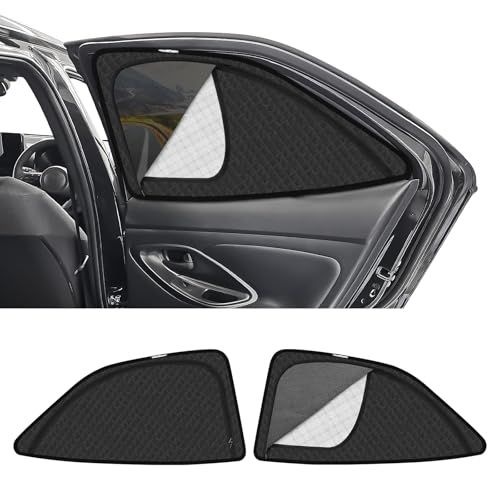 新型 ヤリスクロス 専用 サンシェード マグネット 後席 換気 断熱 2in1一体式 カーシェード yaris cross メッシュカーテン 日除け メッシュサンシェード 日焼け防止 UVカット 遮光 日差し 紫外線カット 虫よけ 通気 後部座席用 2枚 as
