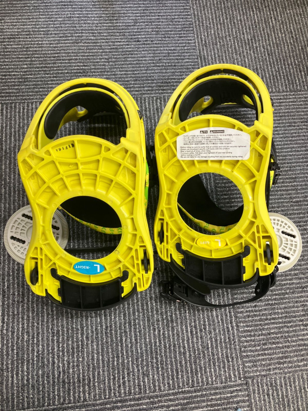 FLUX フラックス スノーボードビンディング バインディング イエロー