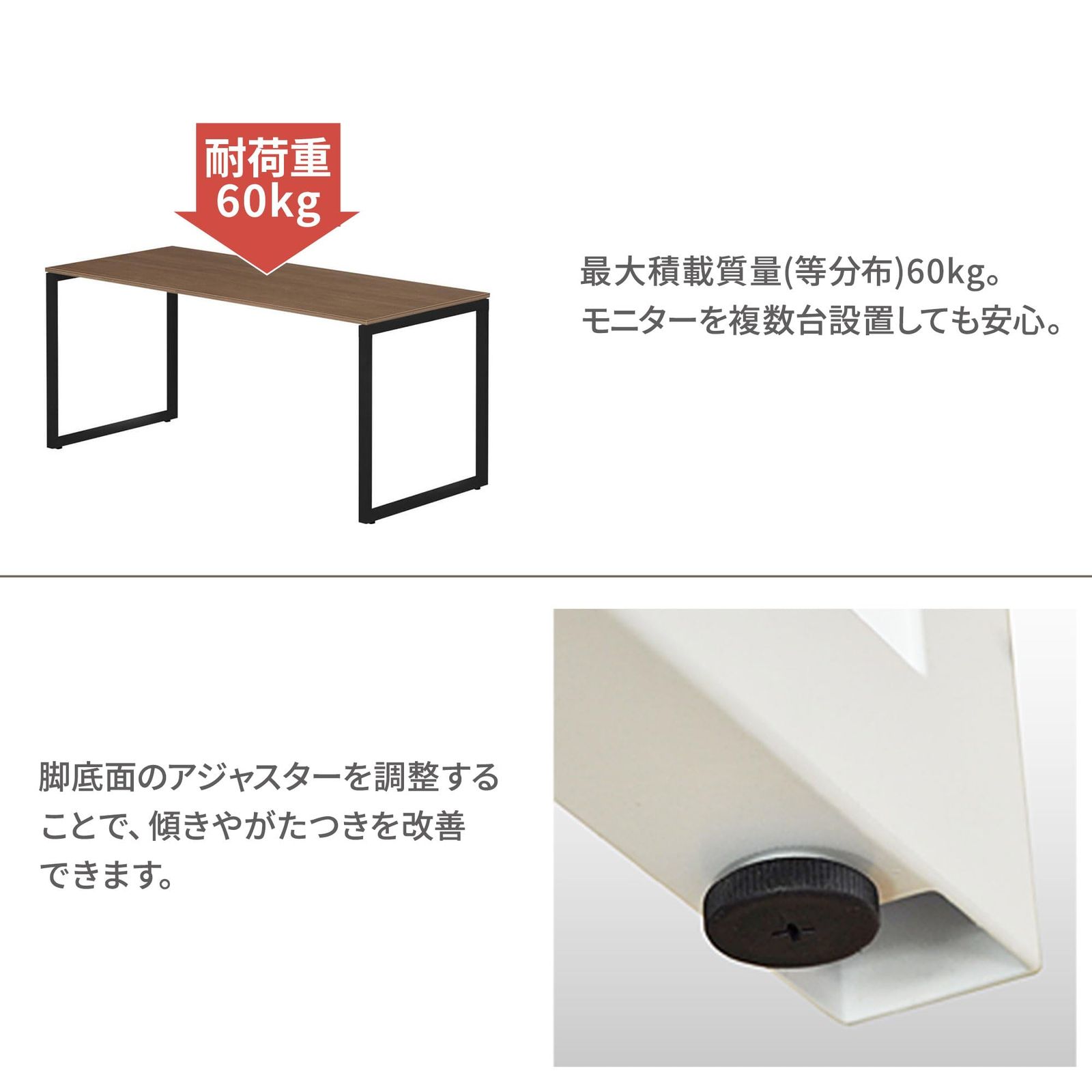 プラス Garage fantoni GX デスク 幅120 奥行70 高さ72cm 天板/白 ホワイト脚 GX-127H 414487