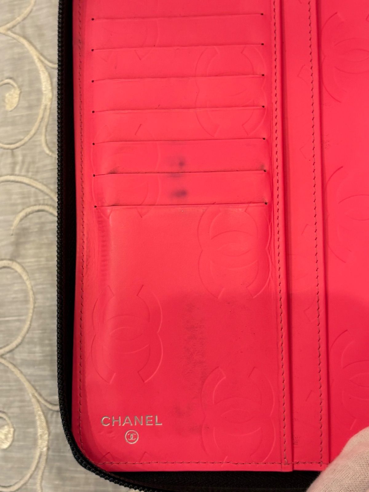 美品/収納力抜群】CHANEL シャネル カンボンライン オーガナイザー 長