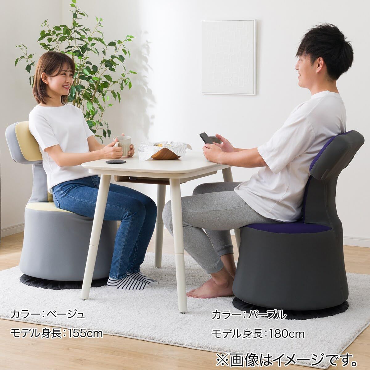 ニトリ 360°回転 ゲーミング椅子 XM003 オレンジ NITORI 5677072