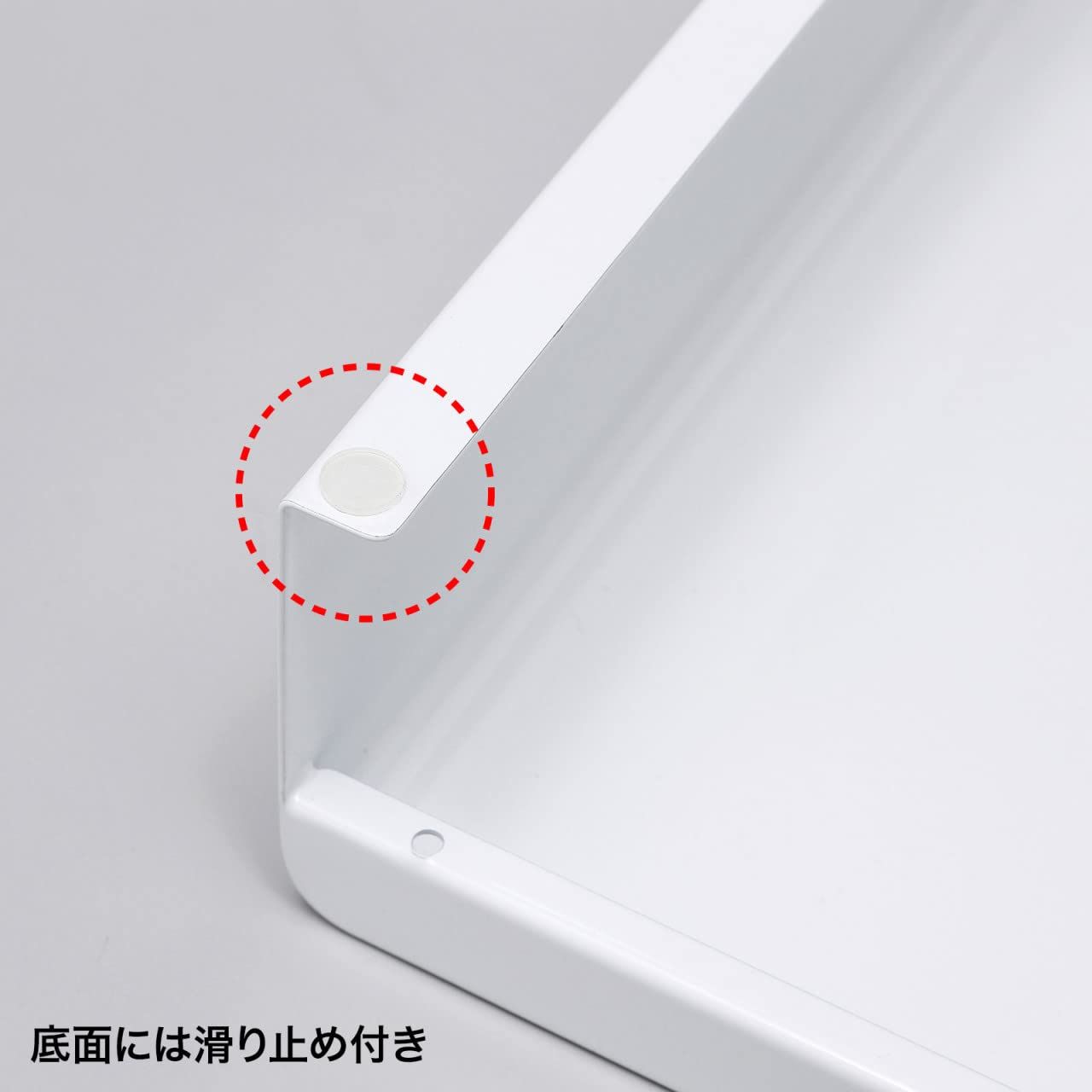 サンワサプライ 電源タップ+USBポート付き机上ラック(W600×D200 ホワイト) MR-LC202WN サンワサプライ 電源タップ+USBポート付き机上ラック(W600×D200 ホワイト) MR-LC202WN