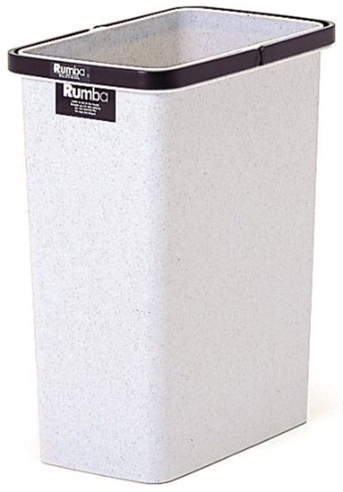サンコープラスチック ゴミ箱 ルンバ 角型 グレー 約11.5L