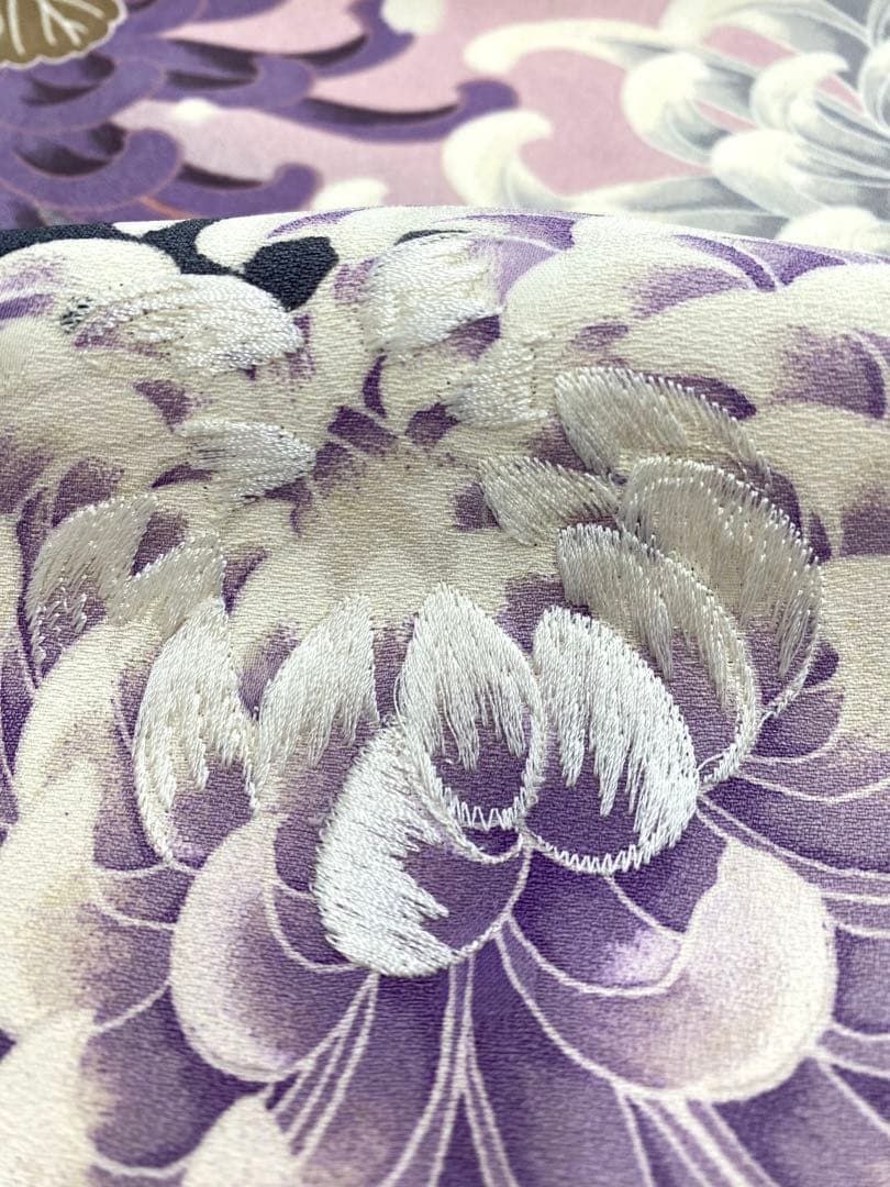 振袖 仮絵羽 FINALSTAGE 刺繍 ドット 紋意匠 正絹未仕立て品 八掛付 仮絵羽 振袖 FINALSTAGE 刺繍 未仕立て品 正絹 八掛付 HOT052 - メルカリ