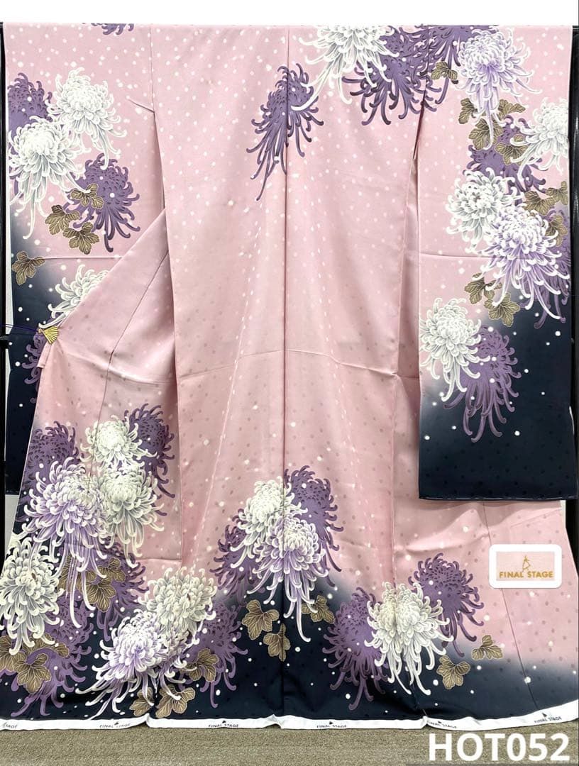 仮絵羽 振袖 FINALSTAGE 刺繍 未仕立て品 正絹 八掛付 HOT052 - メルカリ