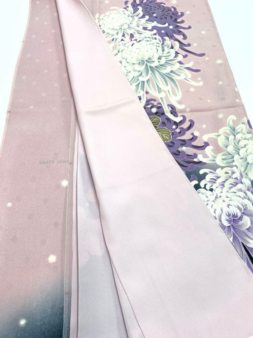 仮絵羽 振袖 FINALSTAGE 刺繍 未仕立て品 正絹 八掛付 HOT052 - メルカリ