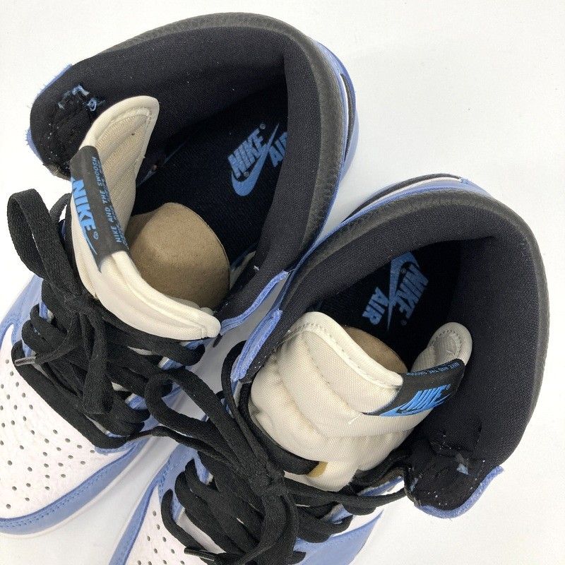 NIKE ナイキ Air Jordan 1 High OG University Blue 555088-134 スニーカー ハイカット シューズ ストリート メンズ ブルー ホワイト 靴 ★SS687