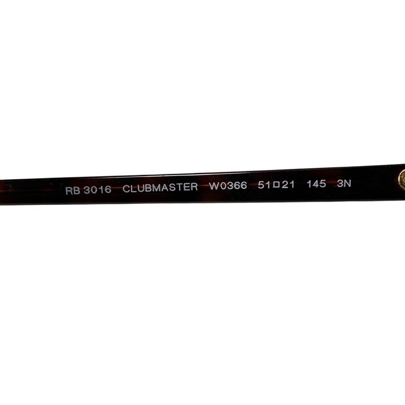 ♪4478 RayBan レイバン クラブマスター サングラス　グリーン黒 中古 51▢21 フレームカラー: べっ甲柄（Tortoise）/ ゴールド -レンズカラー: グリーン