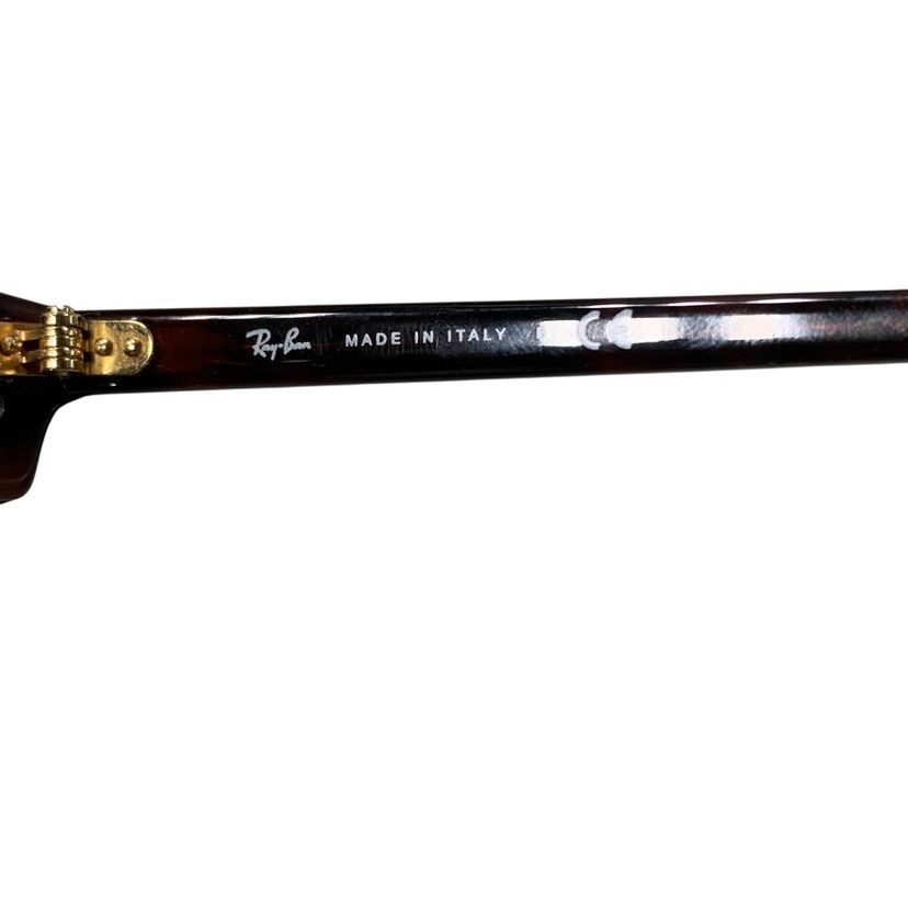 ♪4478 RayBan レイバン クラブマスター サングラス　グリーン黒 中古 51▢21 フレームカラー: べっ甲柄（Tortoise）/ ゴールド -レンズカラー: グリーン