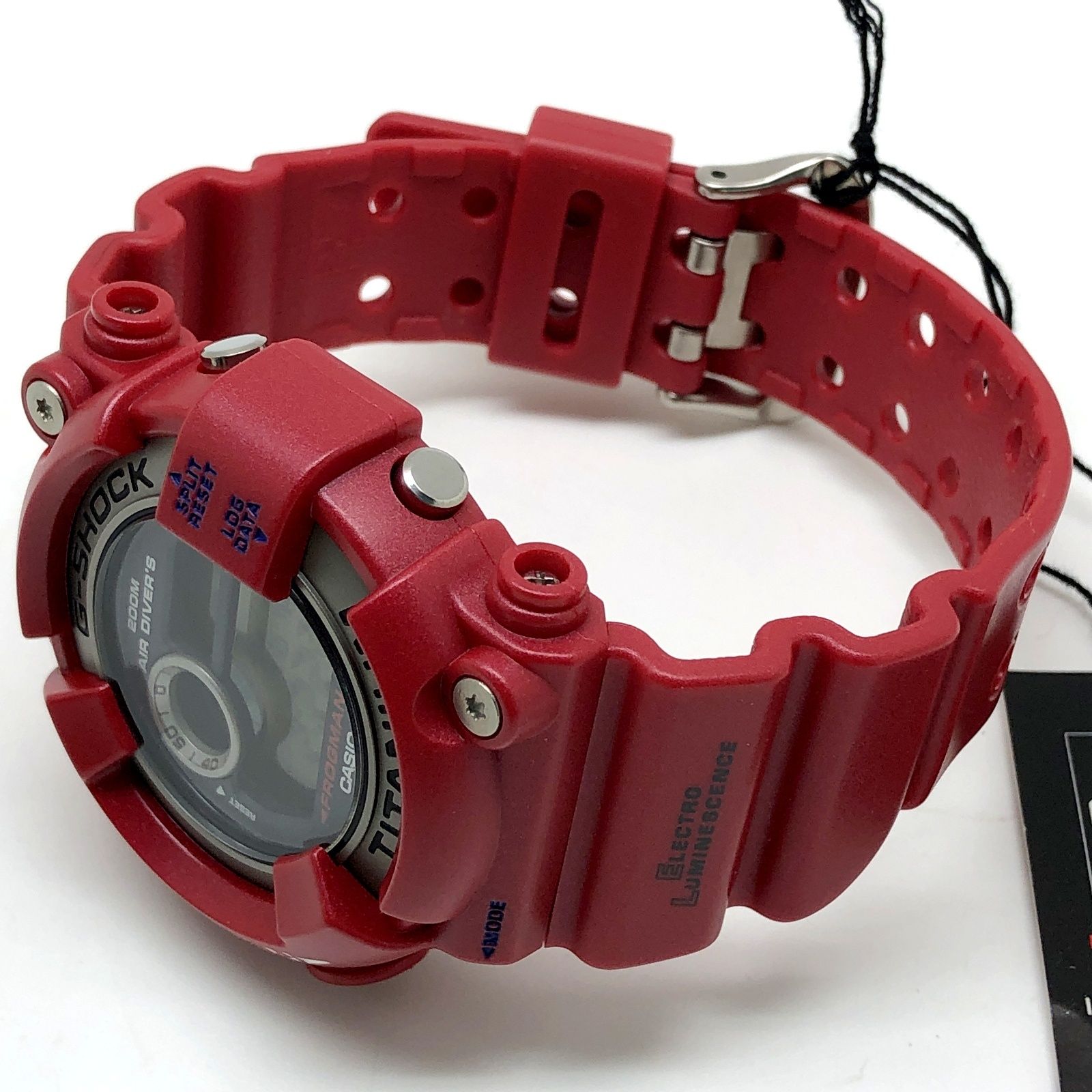 G-SHOCK ジーショック DW-8201GF-4 FROGMAN フロッグマン メタリックレッド パール塗装 赤蛙 潜水蛙EL 2001年3月発売 G-SHOCK ジーショック DW-8201GF-4 FROGMAN フロッグマン メタリック