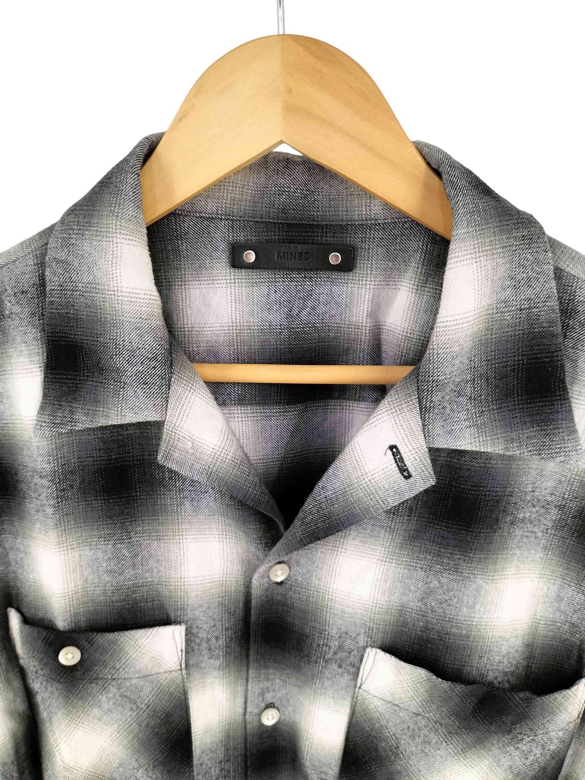 マインデニム MINEDENIM C.Flannel Ombre Open Collar SH メンズ JPN：3 26,312円