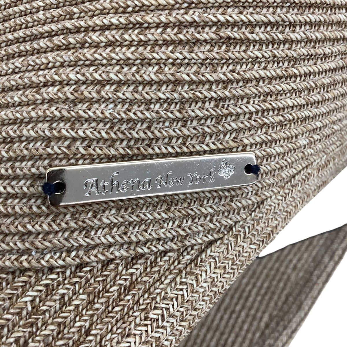 Athena New York 未使用 タグ付き アシーナニューヨーク ジャネット 帽子 ベージュ Athena New York 未使用 タグ付き アシーナニューヨーク ジャネット 帽子 ベージュ