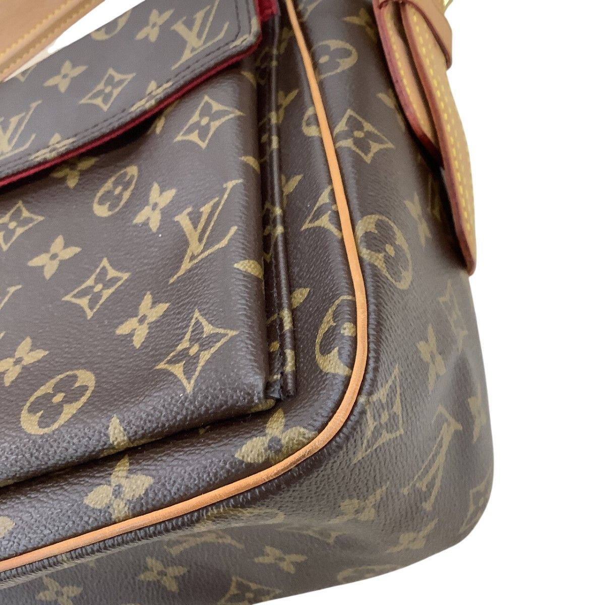 LOUIS VUITTON ルイヴィトン モノグラム ヴィバシテGM ハンドバッグ ブラウン LOUIS VUITTON ルイヴィトン モノグラム ヴィバシテGM ハンドバッグ ブラウン