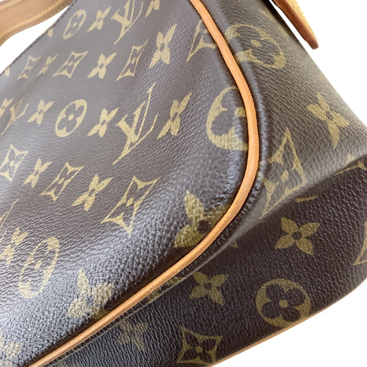 LOUIS VUITTON ルイヴィトン モノグラム ヴィバシテGM ハンドバッグ ブラウン LOUIS VUITTON ルイヴィトン モノグラム ヴィバシテGM ハンドバッグ ブラウン