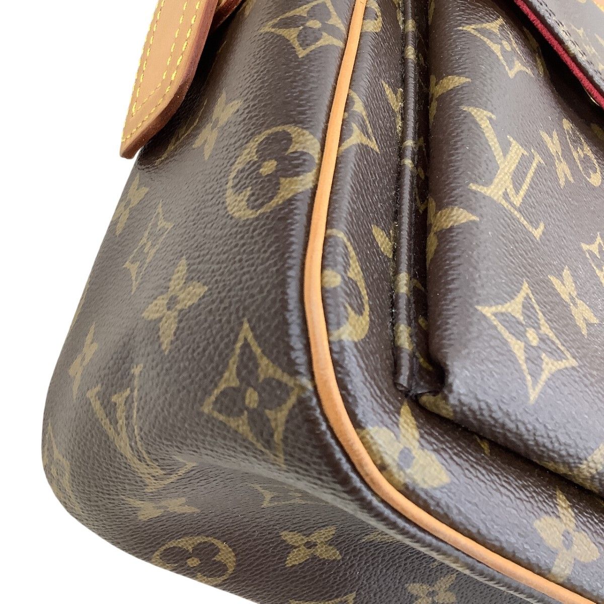 LOUIS VUITTON ルイヴィトン モノグラム ヴィバシテGM ハンドバッグ ブラウン LOUIS VUITTON ルイヴィトン モノグラム ヴィバシテGM ハンドバッグ ブラウン