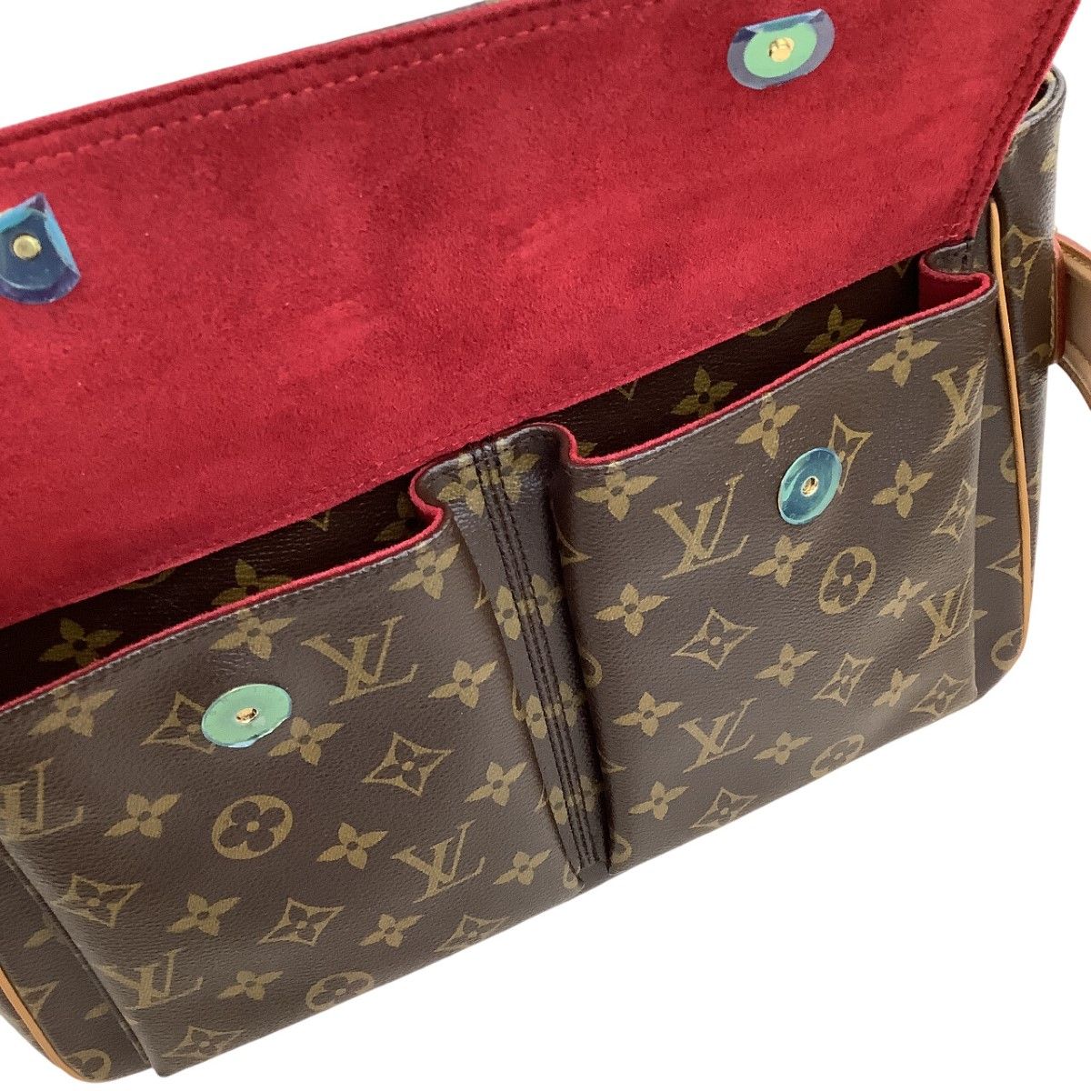 LOUIS VUITTON ルイヴィトン モノグラム ヴィバシテGM ハンドバッグ ブラウン LOUIS VUITTON ルイヴィトン モノグラム ヴィバシテGM ハンドバッグ ブラウン