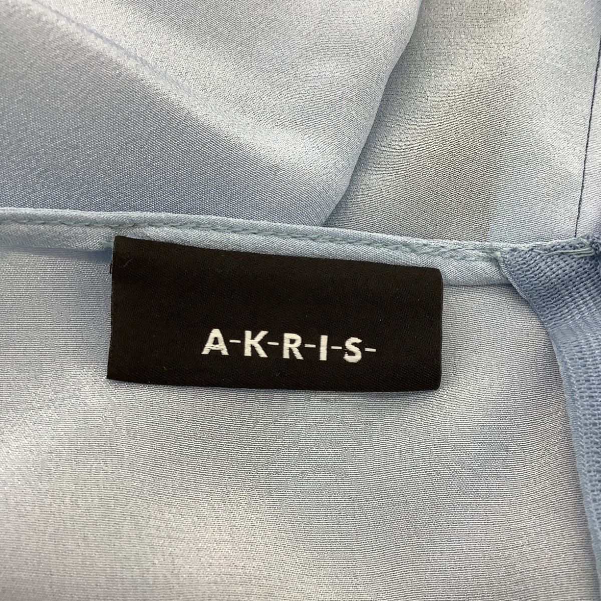 A-K-R-I-S- アクリス レディース カットソー SIZE US 8 スカイブルー